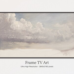 Samsung Frame TV Art | Cloud Painting | Sky TV art