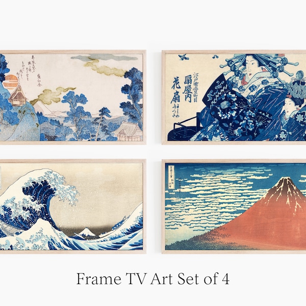 Art With Frame Japanese Etsy