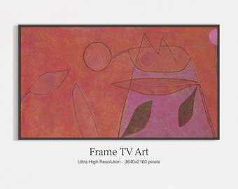 Samsung Frame TV Art | Abstract Painting | Frame for TV | Modern Oil Art | Digital Download