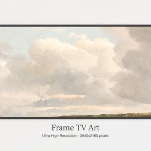 Samsung Frame TV Art | Cloud Painting | Country Farmhouse Decor | DIGITAL TV Download