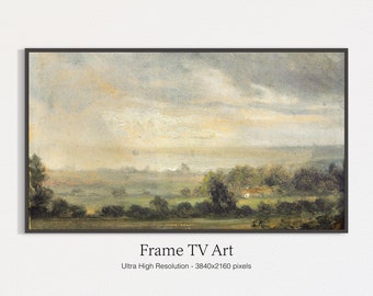 Samsung Frame TV Art / Vintage Landscape Painting / Download istantaneo