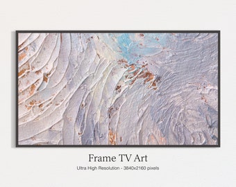 Samsung Frame TV Art,  Abstract Art For Frame Tv, Oil Painting, Instant Digital Download, Spring Art For Tv, Tv Wallpaper, Realistic Tv Art