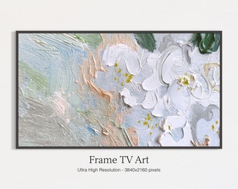 Samsung Frame TV-kunst | Samenvatting | Kunst voor frame-tv, olieverfschilderij