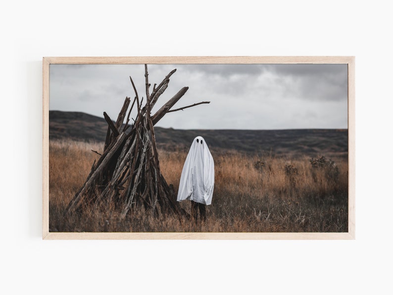 Samsung Frame TV Art Spooky Artwork Halloween Frame for TV Digital Download image 4