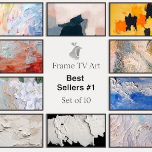 Samsung Frame TV Abstract Art Set | Modern Painting Bundle | Digital Download