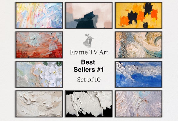 Samsung Frame TV Abstract Art Set | Modern Painting Bundle | Digital Download