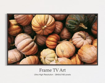 Samsung Frame TV Art | A Pile of Pumpkins Artwork | Frame for TV | Digital Download