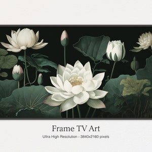 Samsung Frame TV Art | Modern Flowers | Still Life | Digital Painting