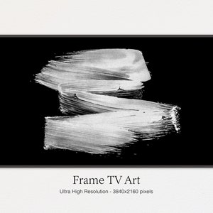 Samsung Frame TV Art | Modern Black & White | Instant Digital Download