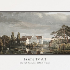Samsung Frame TV Art | Vintage Landscape Painting | Instant Digital Download