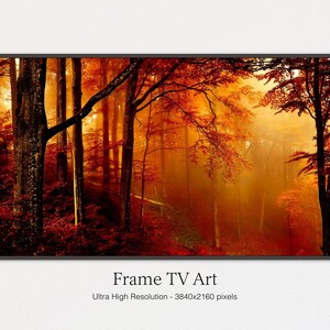 Samsung Frame TV Art | Autumn Landscape Artwork | Image for Frame TV | Digital Download