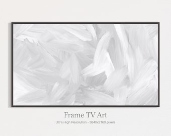 Samsung Frame TV Art | Abstract Neutral Texture | Modern Painting | Digital Download