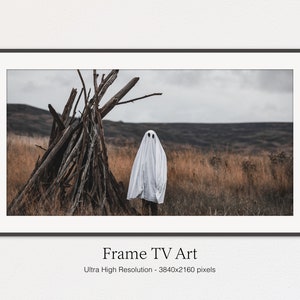 Samsung Frame TV Art Spooky Artwork Halloween Frame for TV Digital Download image 3