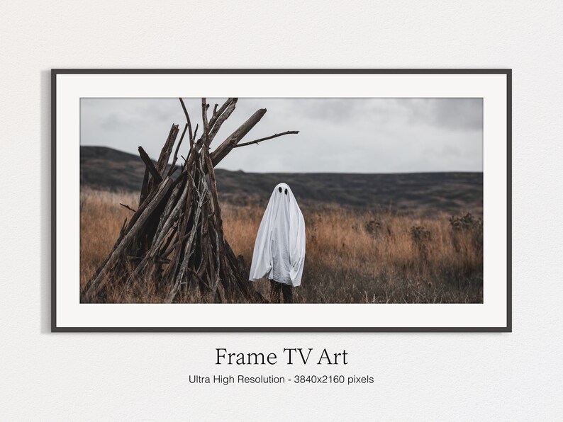 Samsung Frame TV Art Spooky Artwork Halloween Frame for TV Digital Download image 3