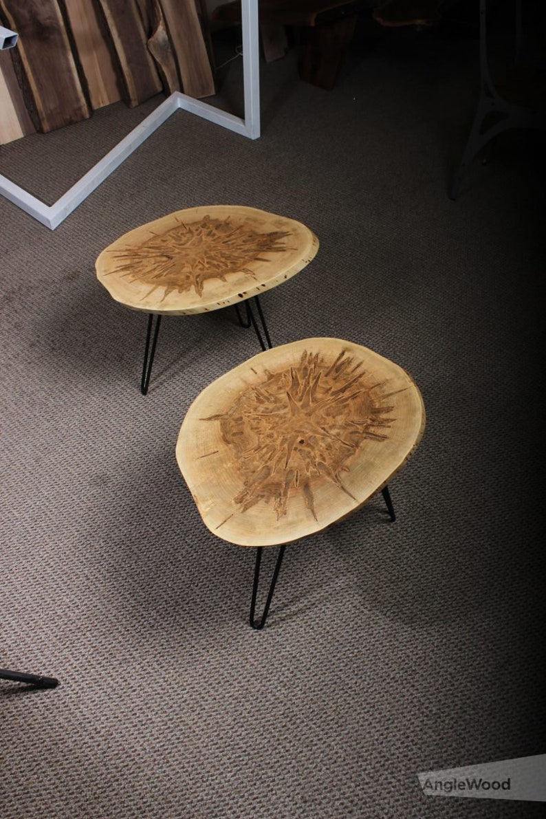 Ambrosia Maple Live Edge Coffee Tables
