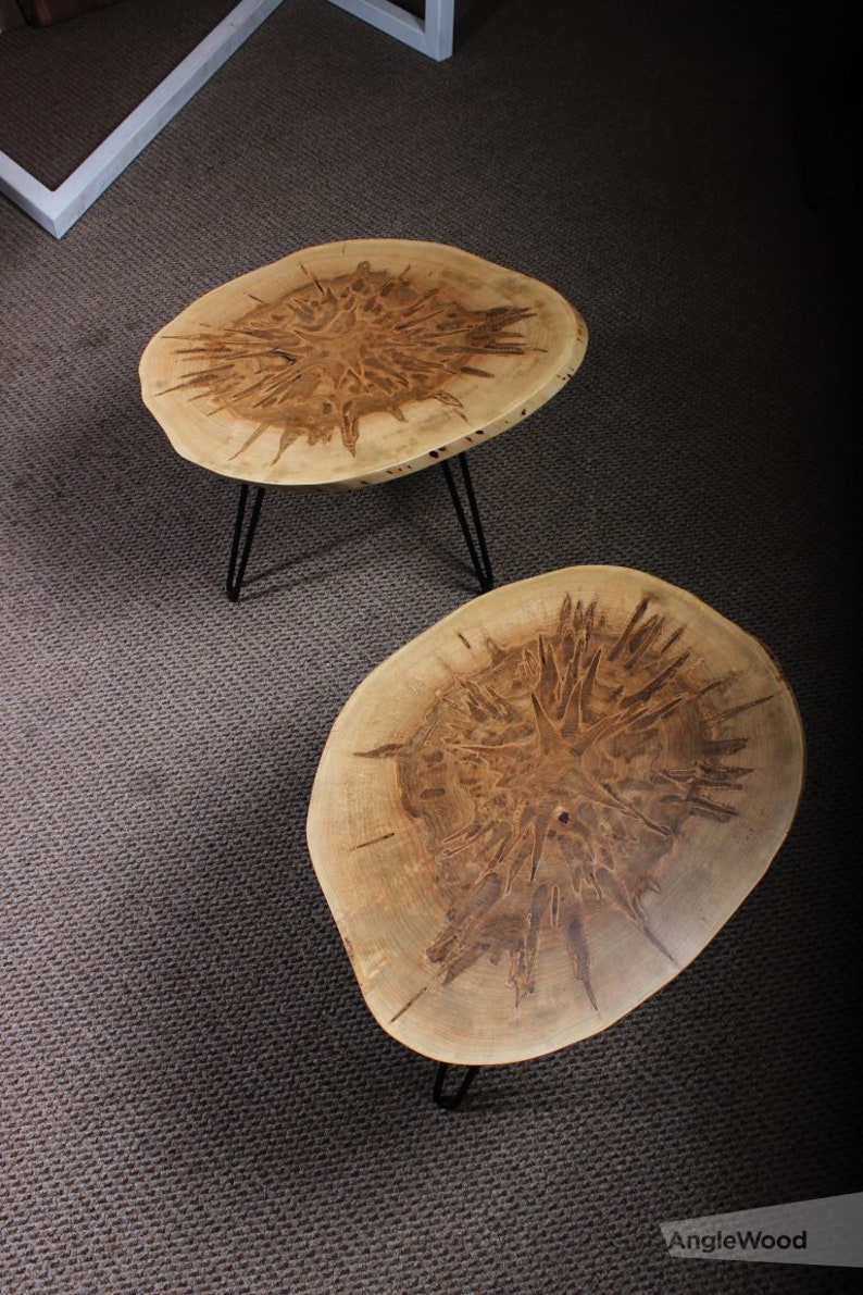 Ambrosia Maple Live Edge Coffee Tables