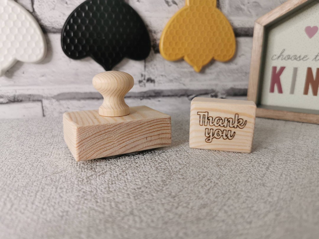 CUSTOM Ink Stamp Design Your Own Stamp Logo Stamp Lettering Etsy