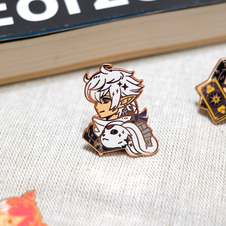 Scions 1.4 Enamel Pin Set Crystal ExarchG/'hara Tia FFXIV