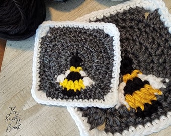 Crochet Granny Square Pattern | Lil Bee Square | PDF instant download