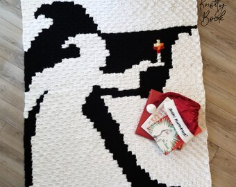 Crochet C2C blanket Pattern | Scrooge Lapghan | PDF instant download
