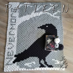 Crochet C2C blanket Pattern Nevermore Lapghan PDF instant download image 5