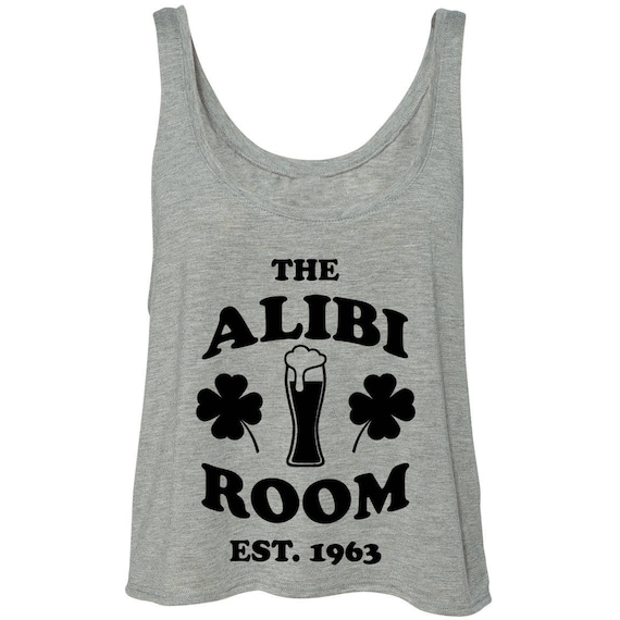 Shameless Tv Show The Alibi Room Est 1963 Crop Top Tank