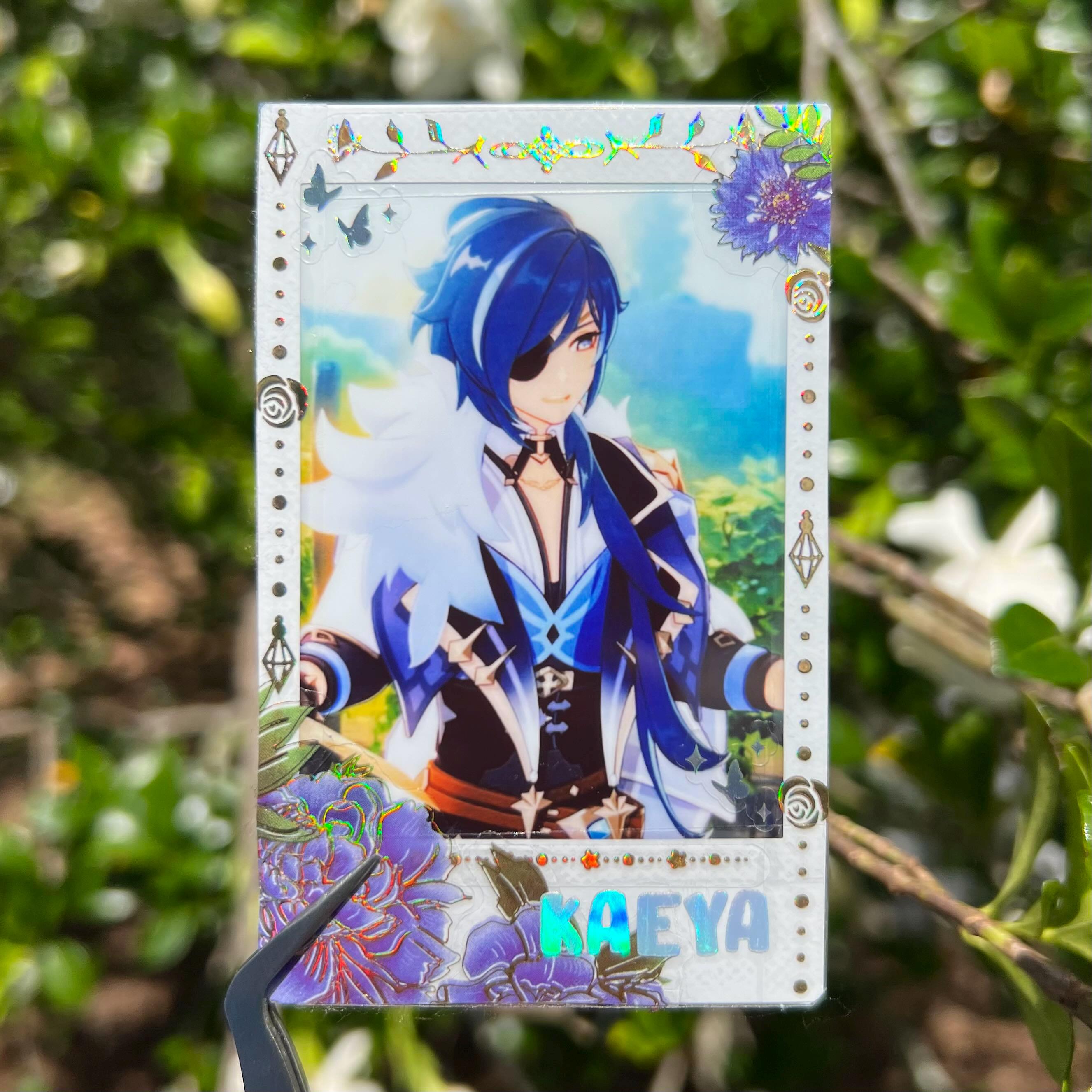 Premade Decorated Kaeya Polaroid | Genshin Impact FanMerch