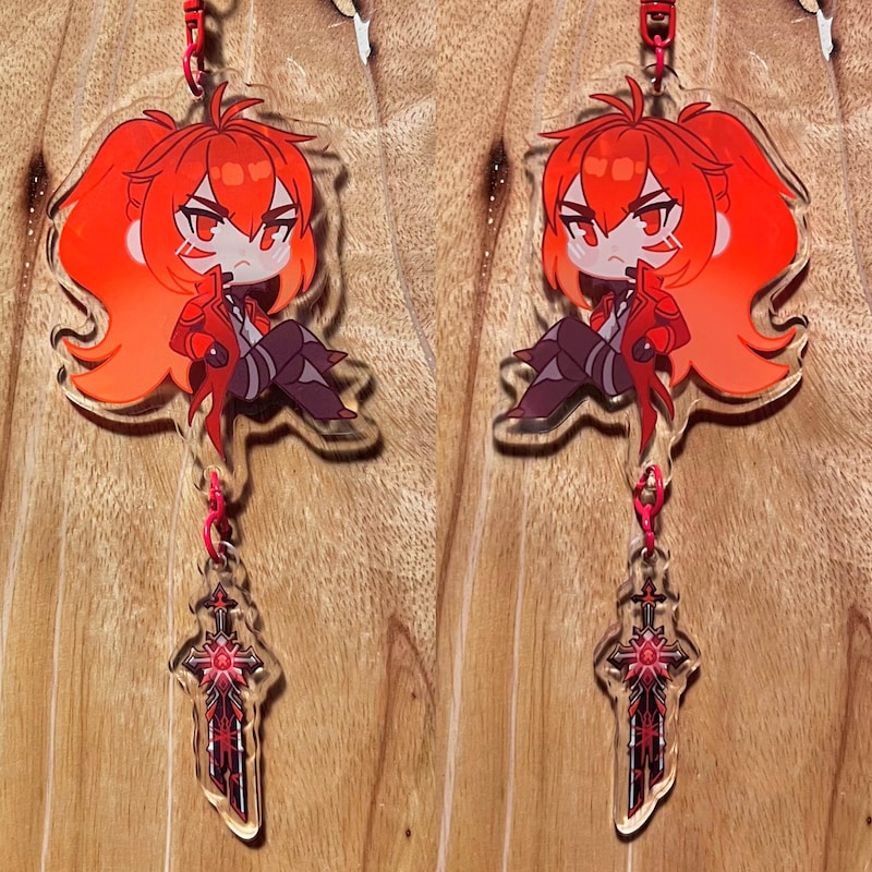 Genshin Diluc Cosplay - Etsy