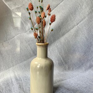 Ceramic Vase with Dried Flowers