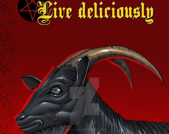 Live Deliciously Print