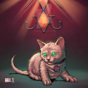 Devil Cat Seven Print