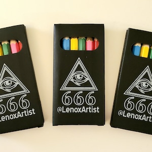 Satanic Colored Pencils
