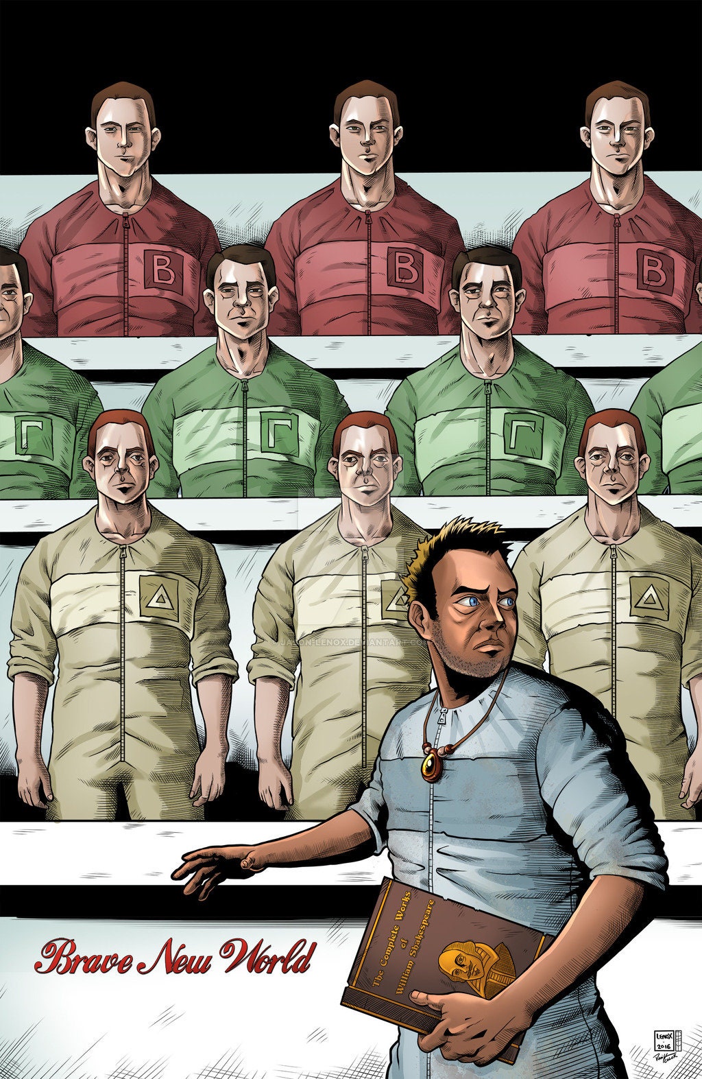 Brave New World Print 11x17\, image size:1024x1573