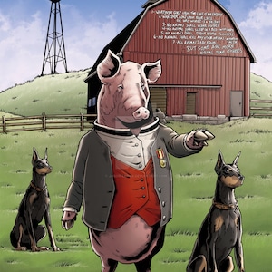 Animal Farm Print  11x17&quot;