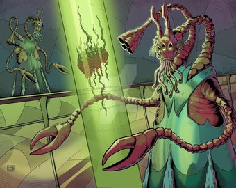 H.P. Lovecraft - Cartel de la Gran Raza de Yith