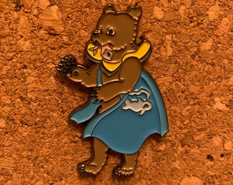 Master Fisher Bear - RuneScape Enamel Pin - OSRS Lapel Pin - Hat Pin - RS3 - Fishing Cape - One Holy Robot