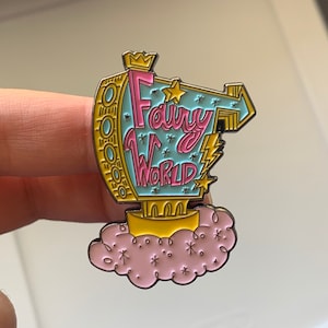 Fairy World - Fairly Odd Parents Lapel Pin - Hat Pins - One Holy Robot