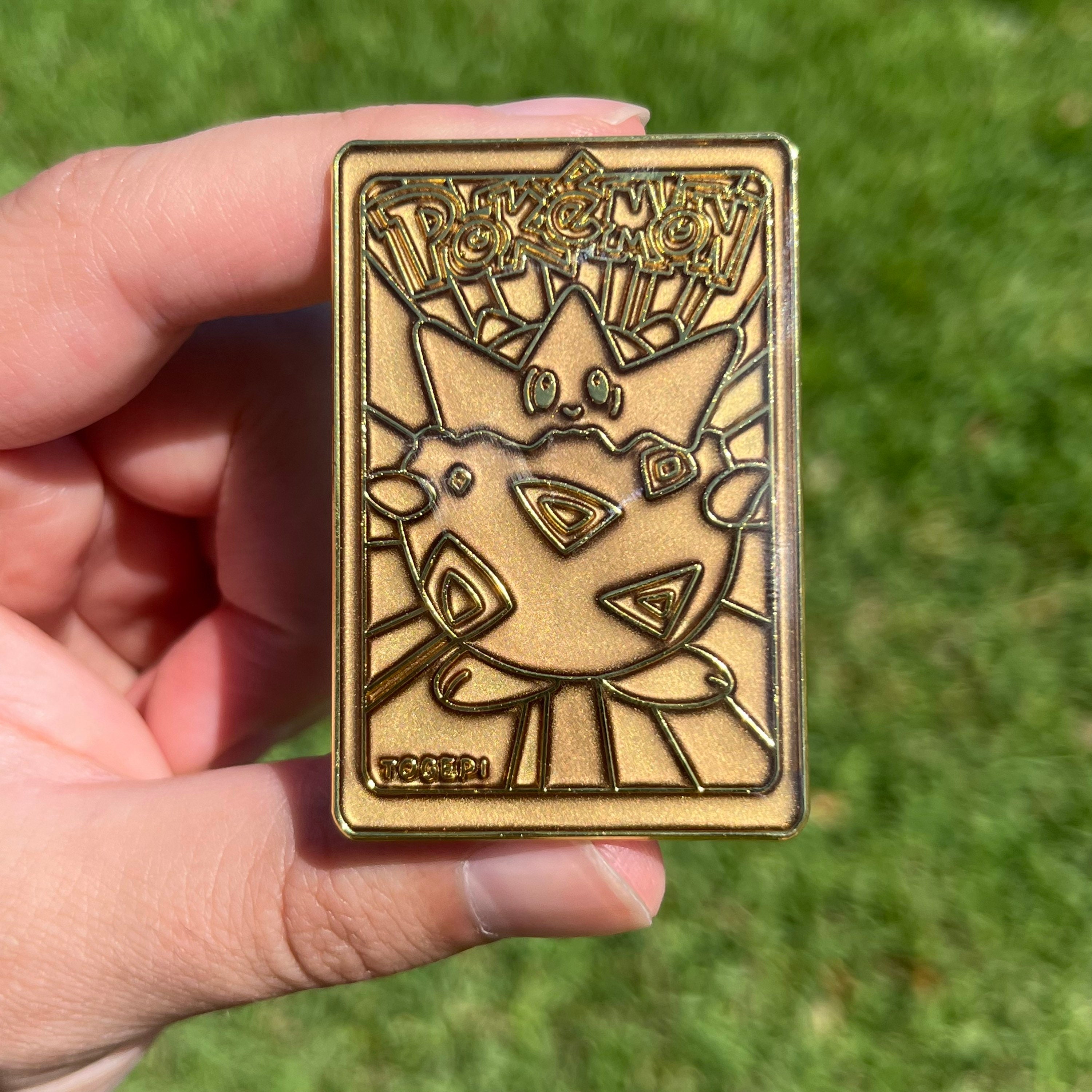 golden togepi pokemon card POKEMON 23K GOLD PLATED TRADING CARD TOGEPI  One Of Us Comics