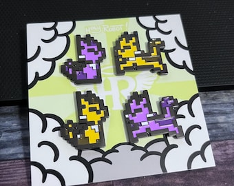 Alfador & Catalack - Chrono Trigger Sprite Enamel Pin - SNES 8 bit Lapel Pin - One Holy Robot