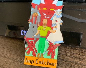 A Series of Quests - #9 Imp Catcher - OSRS Pins - RuneScape Hat Pin - Old School RuneScape - One Holy Robot