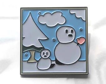 Cool Cool Mountain - Mario 64 Enamel Pin - Lapel Pins - One Holy Robot