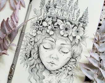 Serenity - printable colouring page