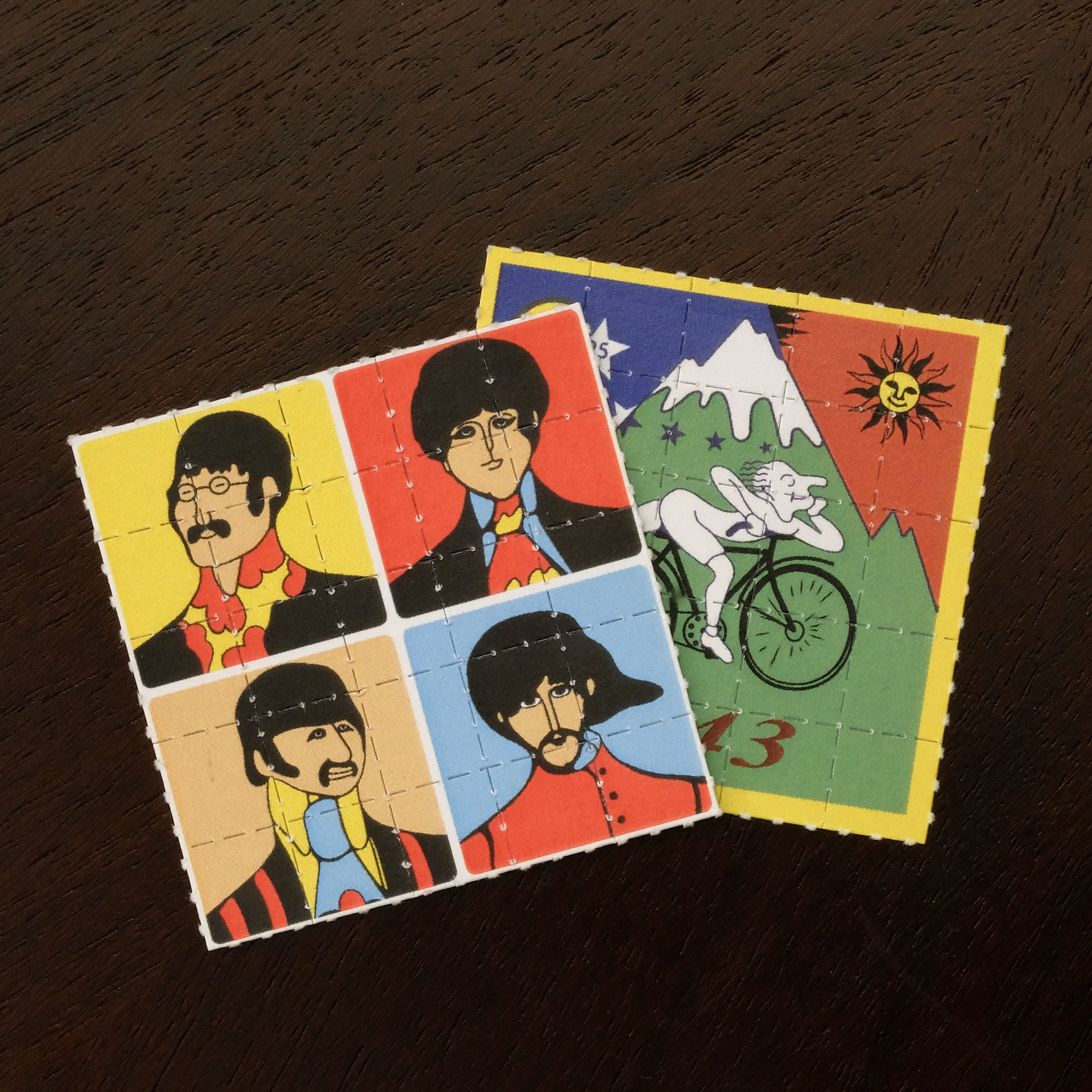 ビートルズ イエローサブマリン LSD ブロッターアート ヴィンテージ、4