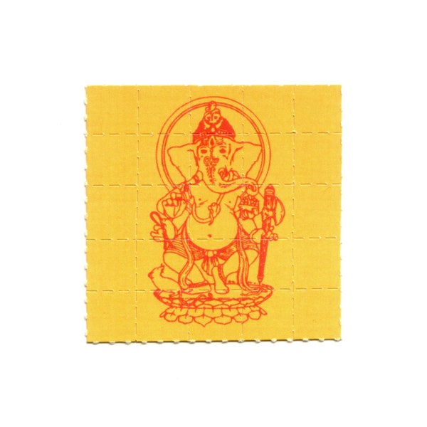 Paper Magnet Ganesha Blotter Art LSD vintage magnet 5x5cm