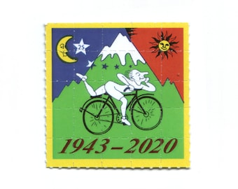 ブロッターアート アルバート・ホフマン「自転車の日