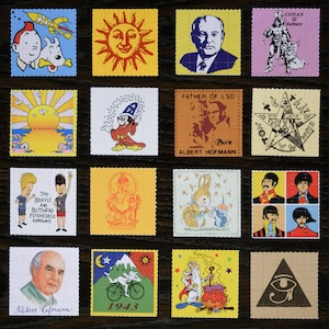 16x Papermagnet Blotter Art LSD Unique Ultimate Collection Set