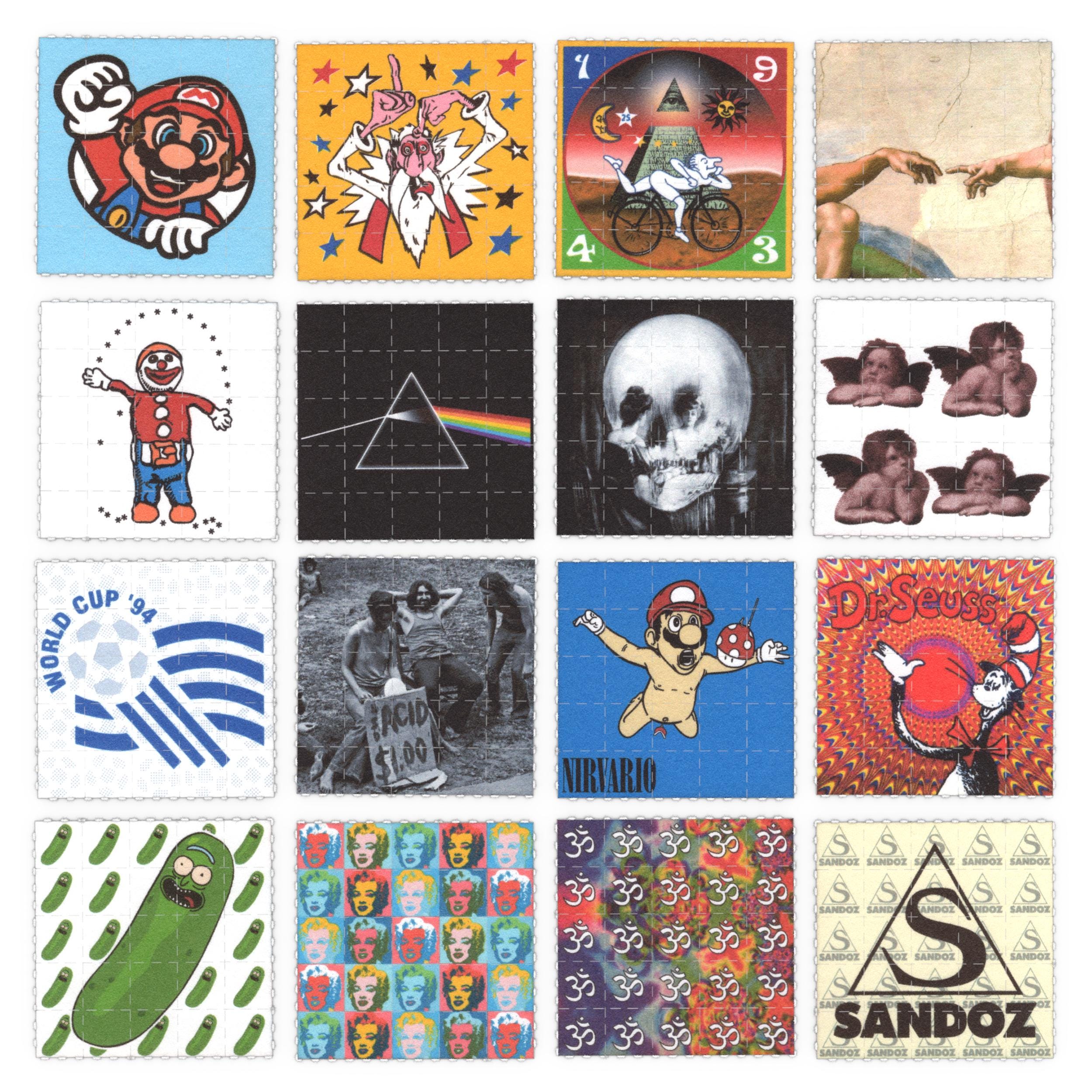 Lsd blotter art - Etsy 日本