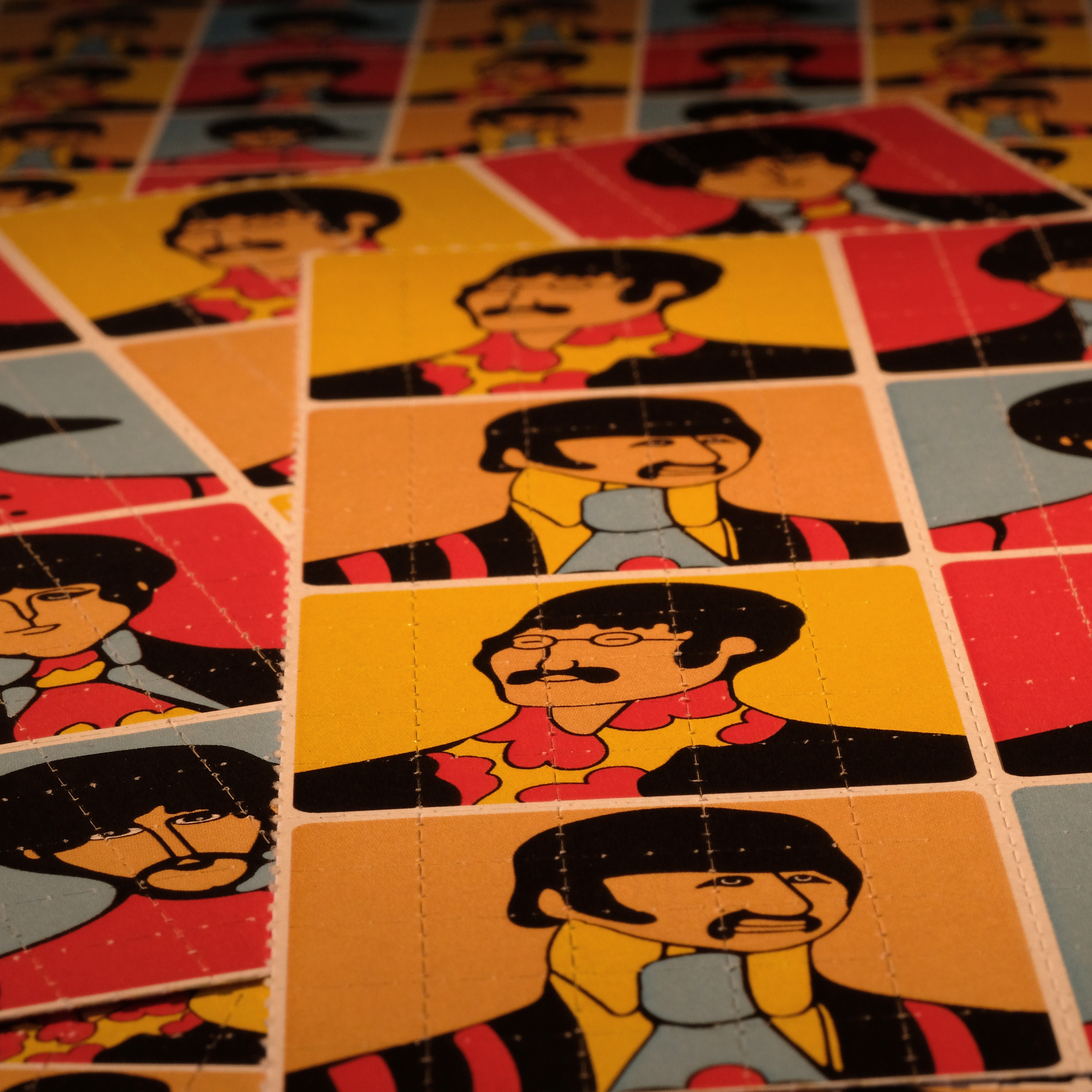 ビートルズ イエロー サブマリン LSD ブロッター アート ヴィンテージ - Etsy 日本