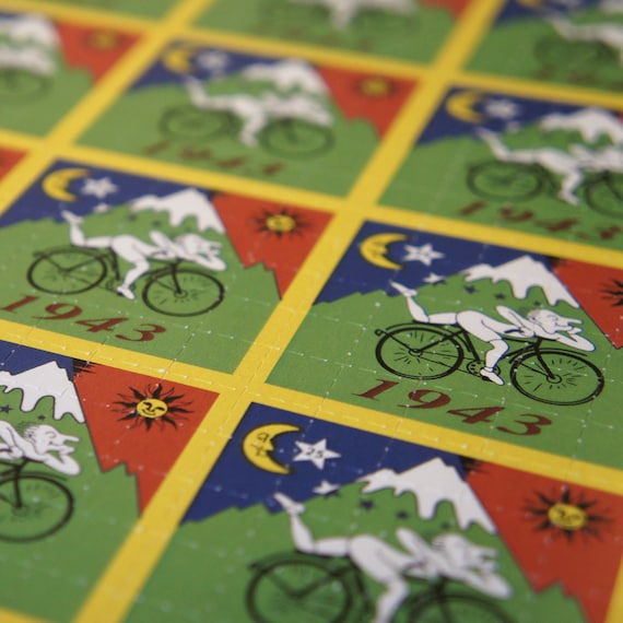 Bicycle Day Green Bike Tour 1943 Albert Hofmann LSD Vintage