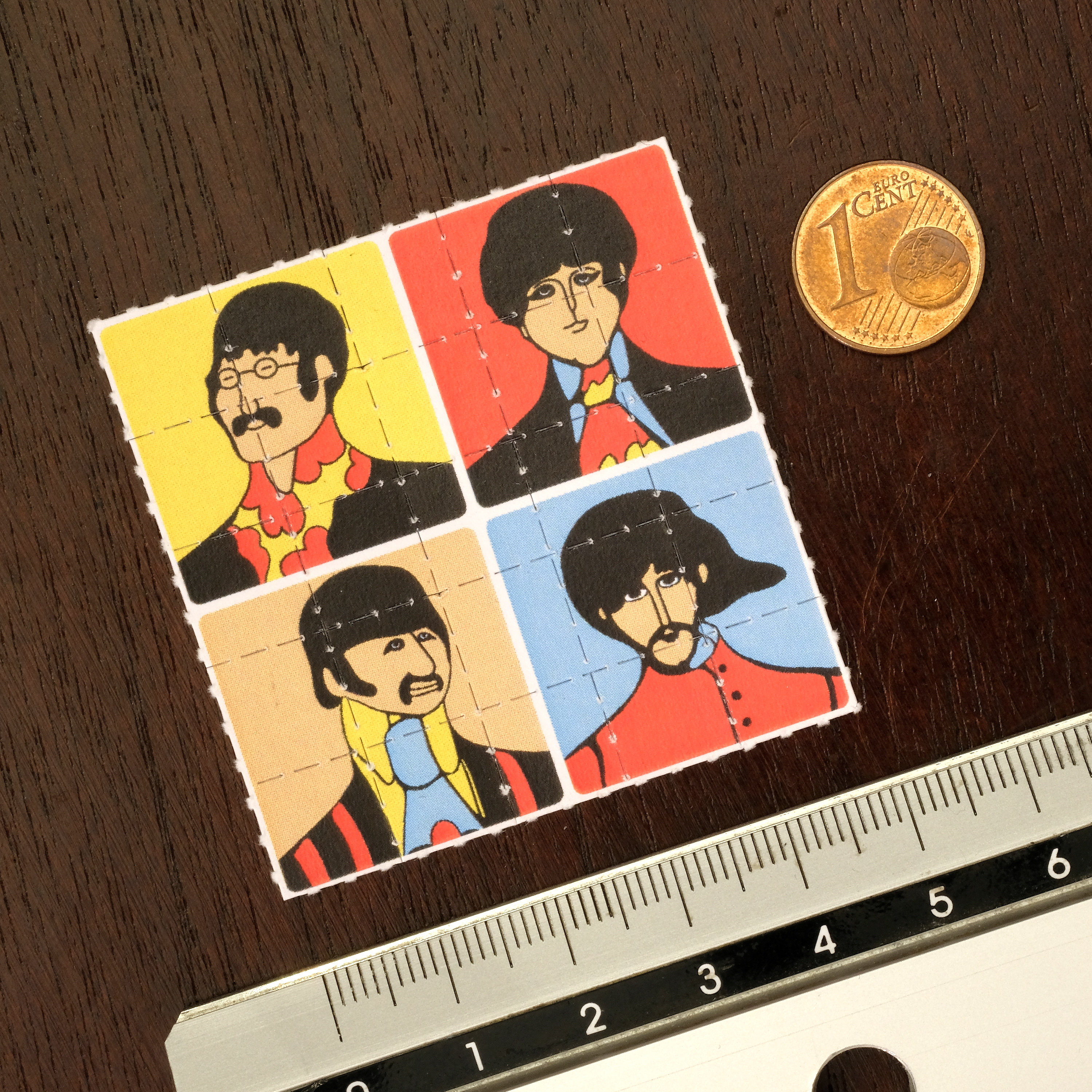 ビートルズ イエロー サブマリン LSD ブロッター アート ヴィンテージ - Etsy 日本